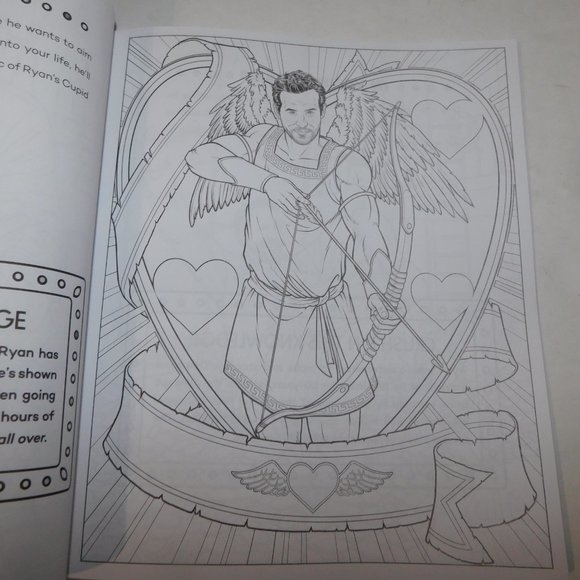 Crush + Color RYAN REYNOLDS Adult Coloring Book - NEW - Picture 8 of 8